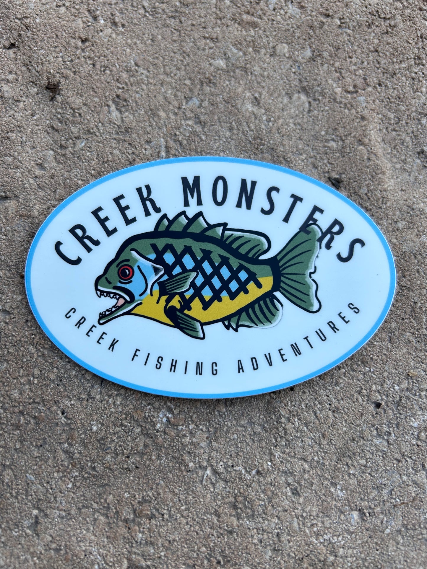 CREEK MONSTERS Sticker